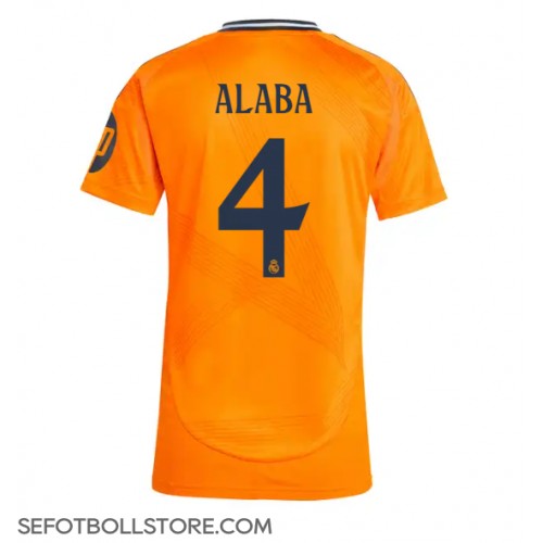 Real Madrid David Alaba #4 Replika Bortatröja Dam 2024-25 Kortärmad